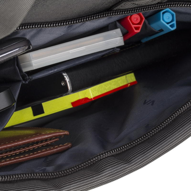 Rivacase Central Laptop Bag 15.6Inch Black - 123TelecomShop
