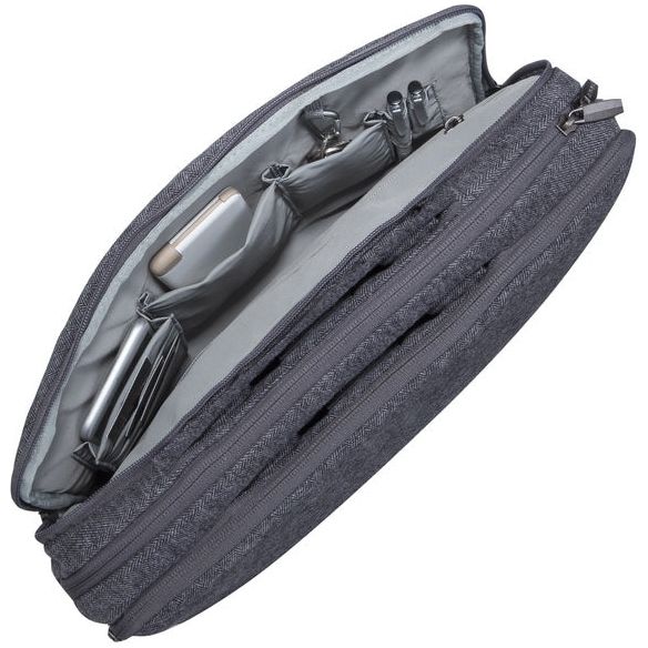Rivacase Egmont Laptop Bag 15.6Inch Grey - 123TelecomShop