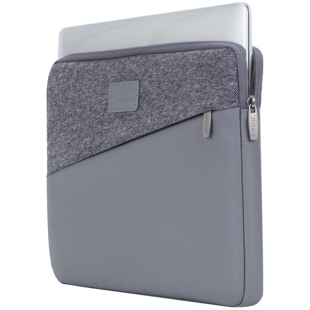 Rivacase Egmont Laptop Sleeve 13.3Inch Grey - 123TelecomShop