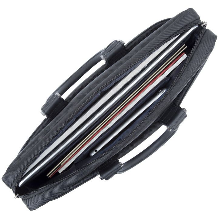 Rivacase Narita Business Laptop Bag 15.6Inch Black - 123TelecomShop