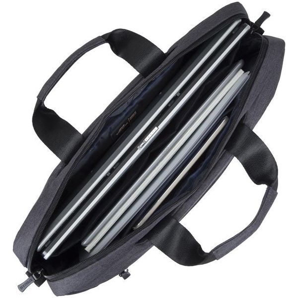 Rivacase Suzuka Laptop Bag 15.6Inch Black - 123TelecomShop