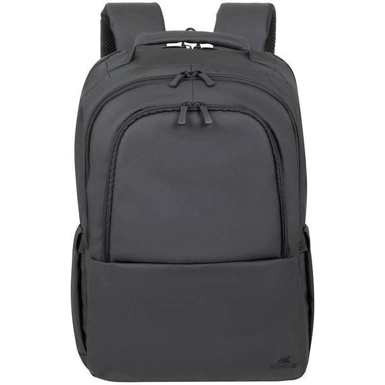 Rivacase Tegel Coated Eco Laptop Backpack 15.6Inch Black - 123TelecomShop