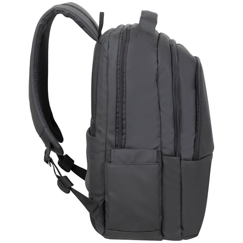 Rivacase Tegel Coated Eco Laptop Backpack 15.6Inch Black - 123TelecomShop