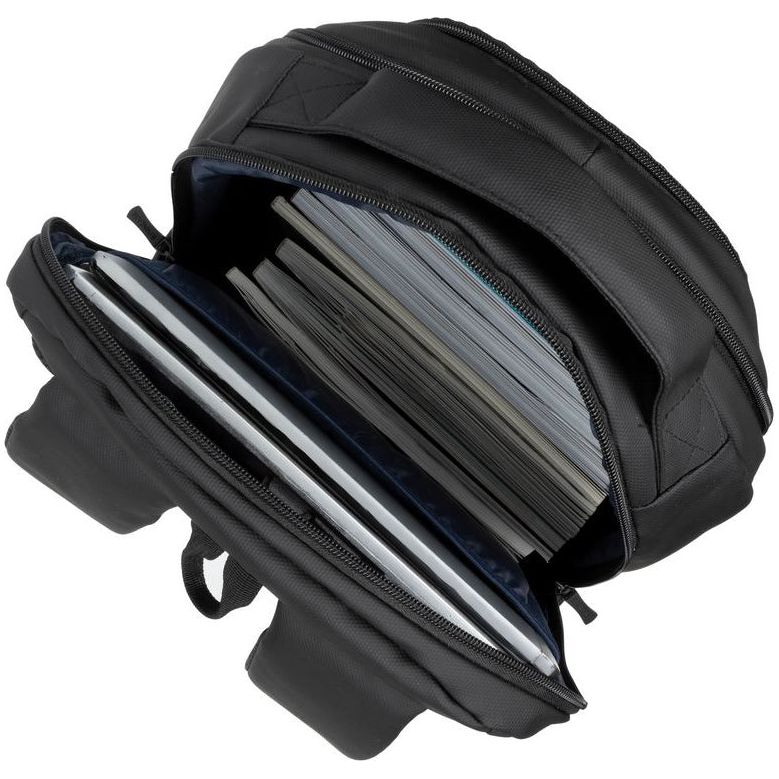 Rivacase Tegel Coated Eco Laptop Backpack 15.6Inch Black - 123TelecomShop