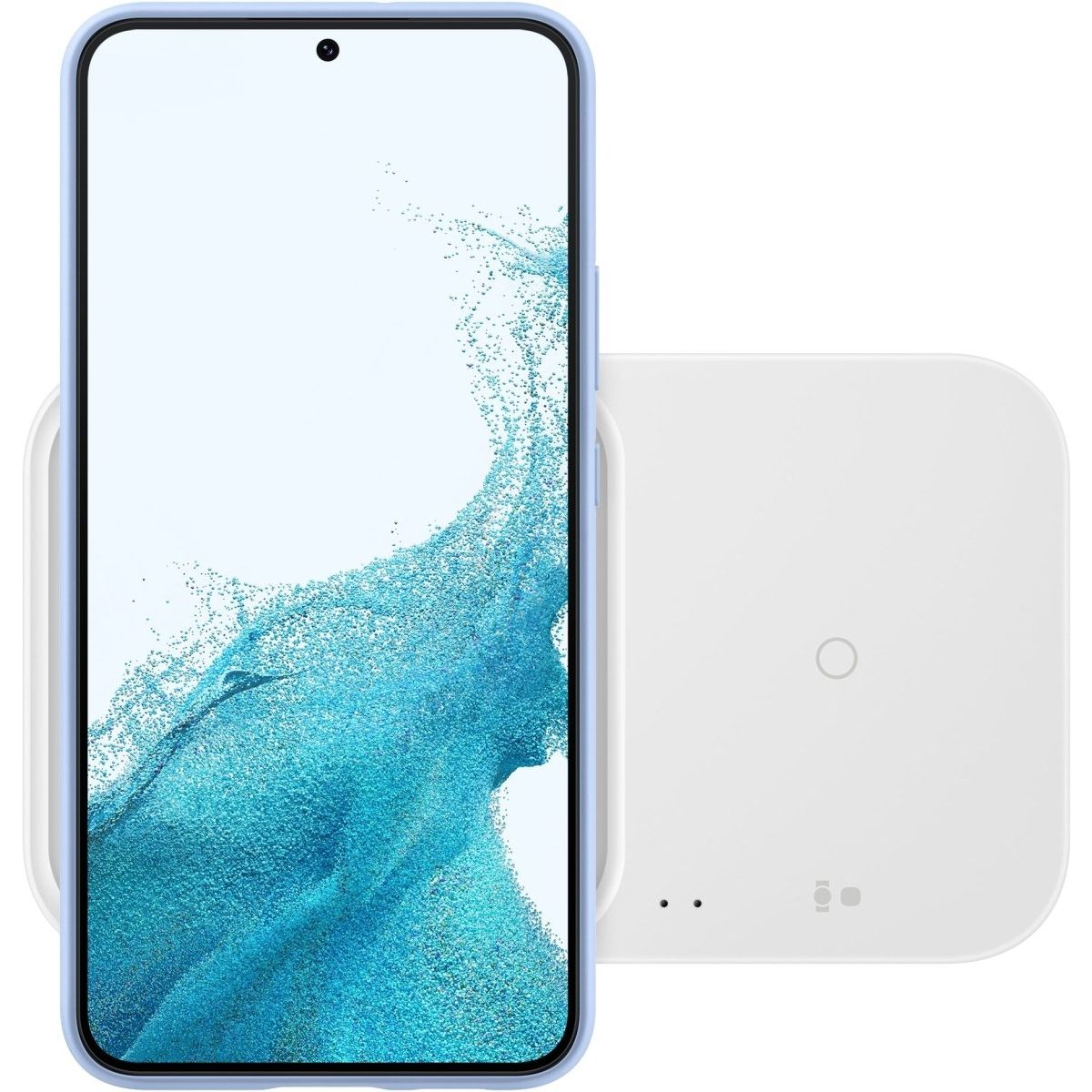 Samsung Ep-P5400Bwegeu Samsung Wireless Qi Duo Charger Pad 15W White - 123TelecomShop