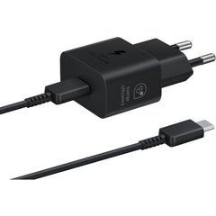 Samsung Ep-T2510Xbegeu Samsung Usb-C Pd Wall Charger 25W + Usb-C Cable Black - 123TelecomShop