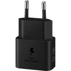 Samsung Ep-T2510Xbegeu Samsung Usb-C Pd Wall Charger 25W + Usb-C Cable Black Bulk - 123TelecomShop