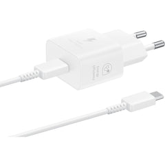 Samsung Ep-T2510Xwegeu Samsung Usb-C Pd Wall Charger 25W + Usb-C Cable White - 123TelecomShop