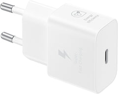 Samsung Ep-T2510Xwegeu Samsung Usb-C Pd Wall Charger 25W + Usb-C Cable White Bulk - 123TelecomShop
