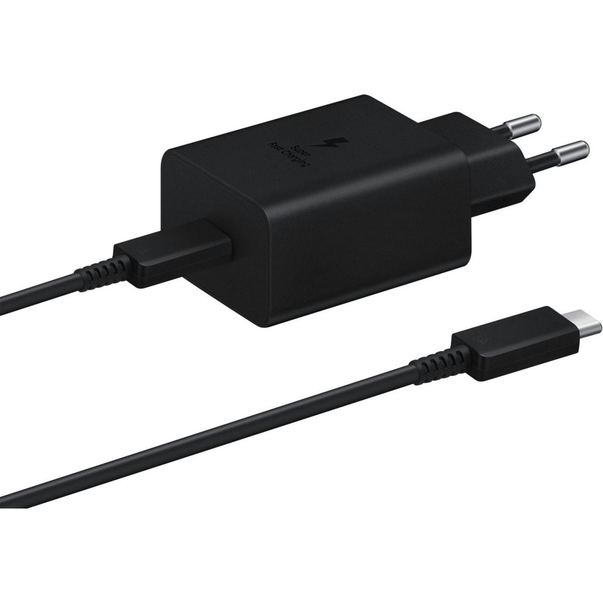 Samsung Ep-T4511Xbegeu Samsung Usb-C Pd Wall Charger 45W + Usb-C Cable Black - 123TelecomShop