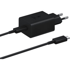 Samsung Ep-T4511Xbegeu Samsung Usb-C Pd Wall Charger 45W + Usb-C Cable Black - 123TelecomShop