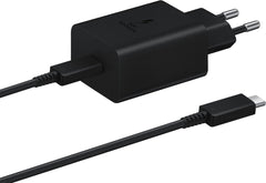 Samsung Ep-T4511Xbegeu Samsung Usb-C Pd Wall Charger 45W + Usb-C Cable Black - 123TelecomShop