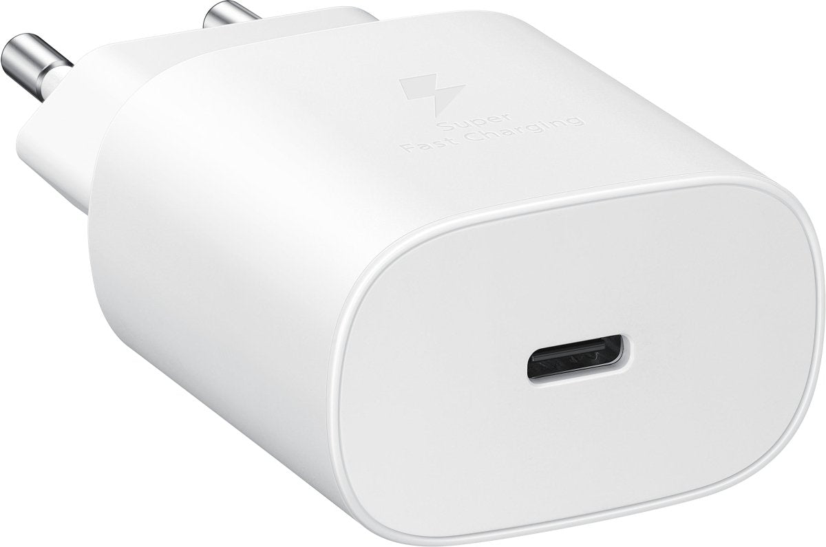 Samsung Ep-Ta800Xwegww Samsung Super Fast Pd Wall Charger Usb-C Incl. Usb-C Cable 25W White Bulk - 123TelecomShop