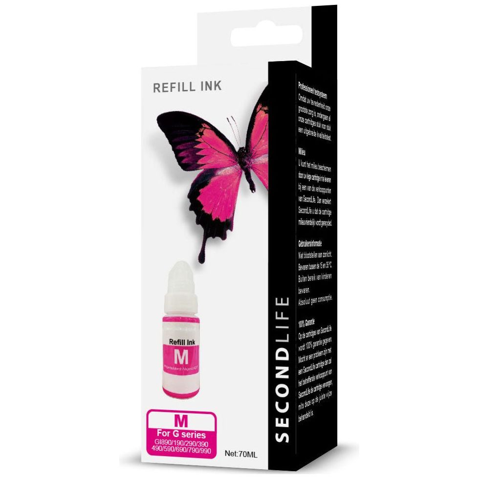 SecondLife - Canon GI - 590 Magenta - 123TelecomShop