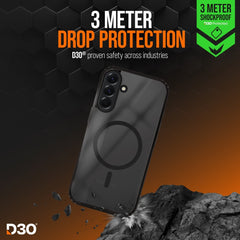 Striker X - Core - D3O Xtreme Impact Mag Case - Black - Samsung A36 5G/A56 5G - 123TelecomShop