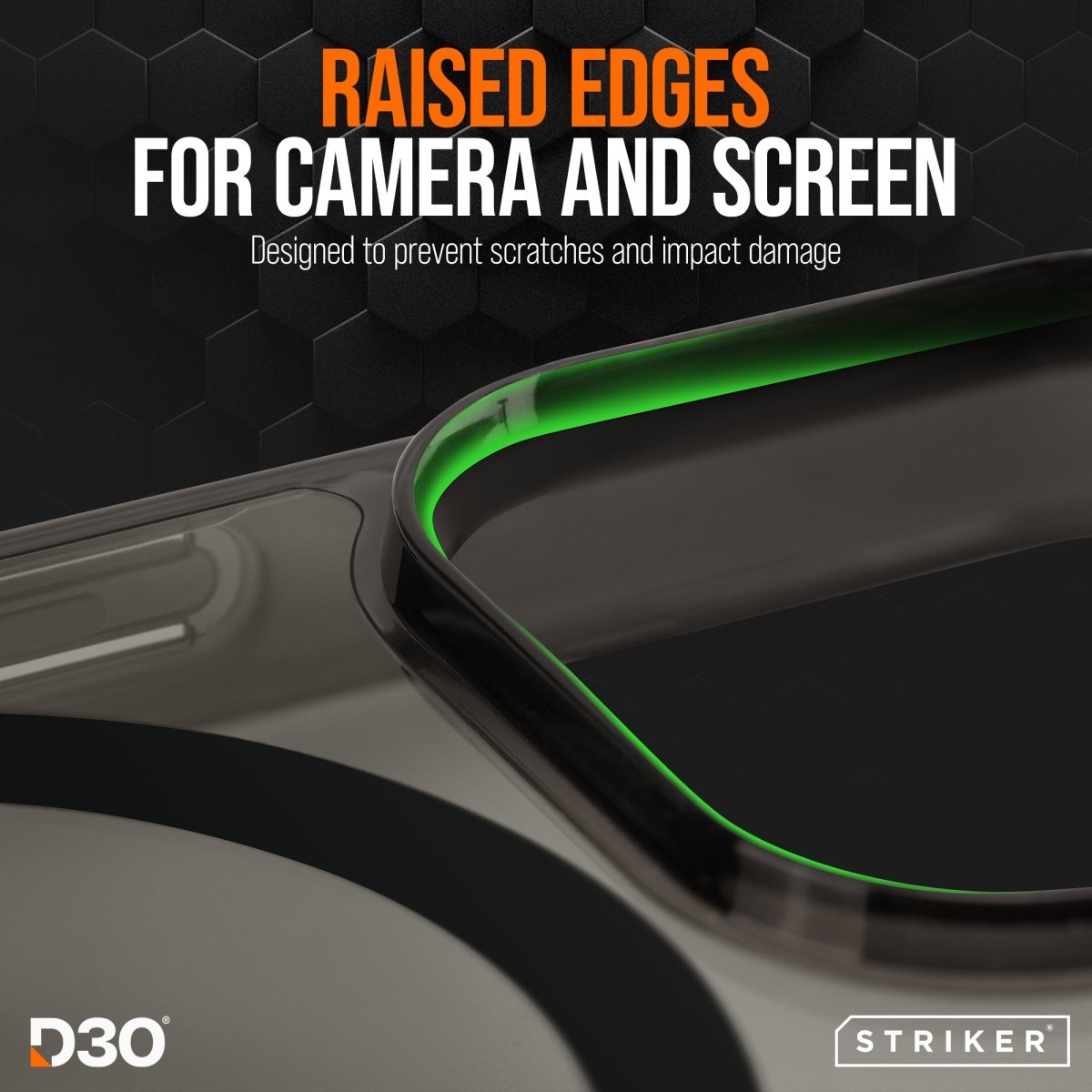 Striker X - Core - D3O Xtreme Impact Mag Case - Black - Samsung A36 5G/A56 5G - 123TelecomShop