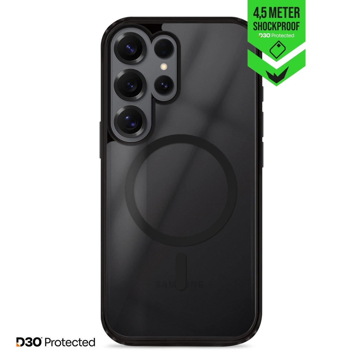 Striker X - Core - D3O Xtreme Impact Mag Case - Black - Samsung S25 Ultra 5G - 123TelecomShop