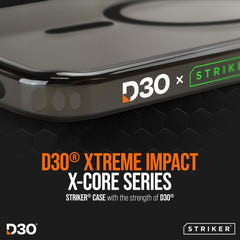 Striker X - Core - D3O Xtreme Impact Mag Case - Black - Samsung S25 Ultra 5G - 123TelecomShop