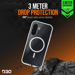 Striker X - Core - D3O Xtreme Impact Mag Case - Clear - Samsung A17 (4G/5G) - 123TelecomShop