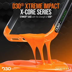 Striker X - Core - D3O Xtreme Impact Mag Case - Clear - Samsung S25 Edge 5G - 123TelecomShop