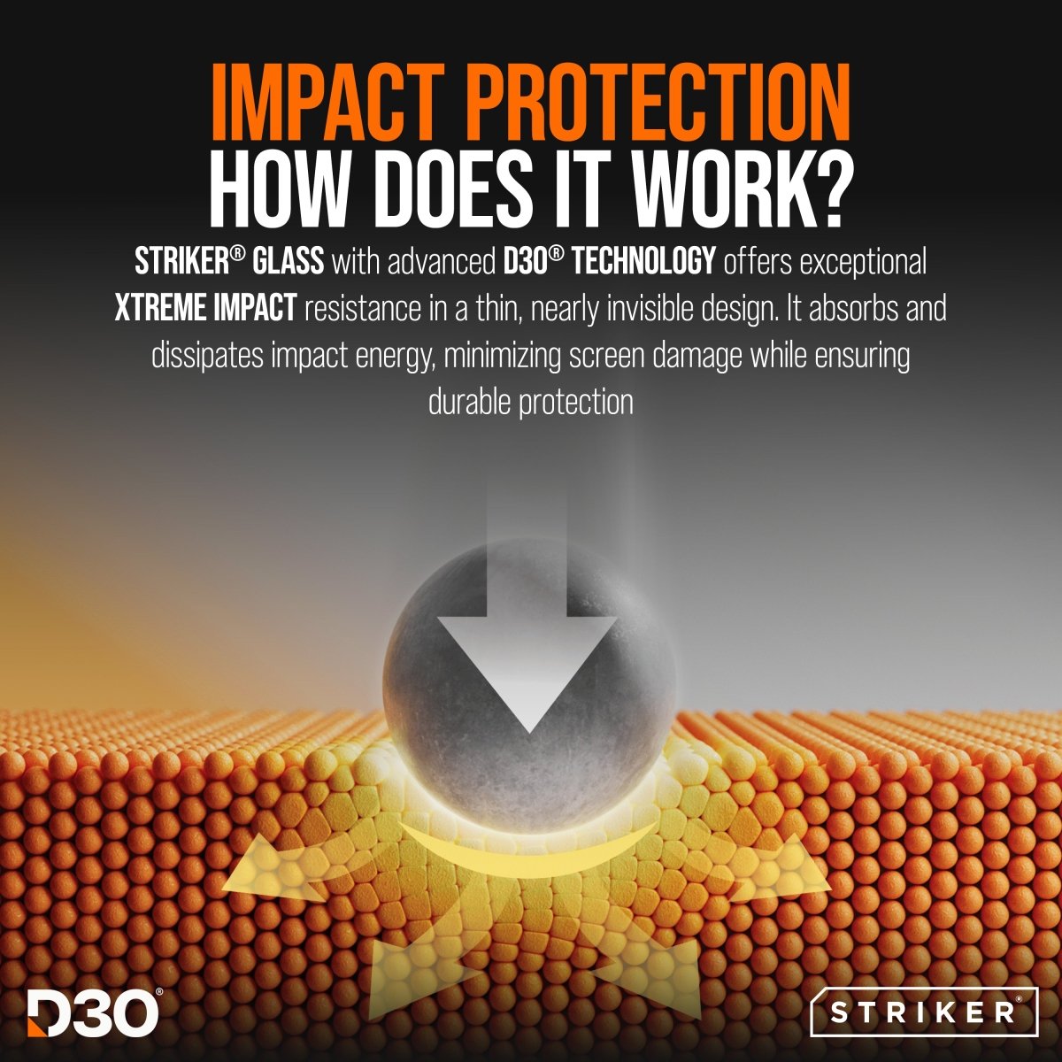 Striker X - Core - D3O Xtreme Impact Mag Case Pro - Black - Apple Iphone 16 - 123TelecomShop