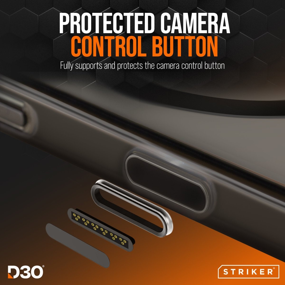 Striker X - Core - D3O Xtreme Impact Mag Case Pro - Black - Apple Iphone 17 Pro Max - 123TelecomShop