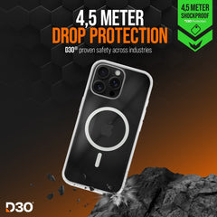 Striker X - Core - D3O Xtreme Impact Mag Case Pro - Clear - Apple Iphone 16 Pro Max - 123TelecomShop