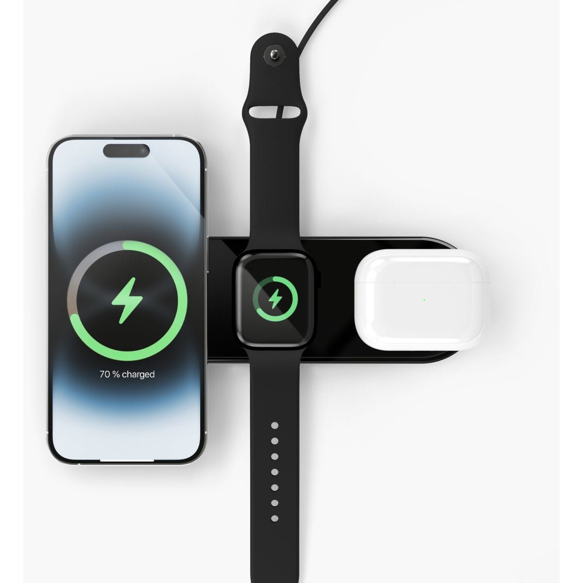 Vonmählen Aura Home 3In1 Wireless Charging Station Black - 123TelecomShop