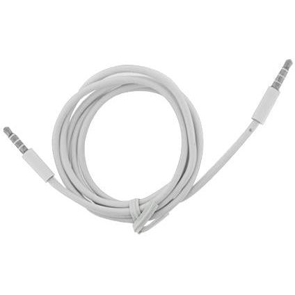 Xccess Stereo Jack To 3.5Mm. Aux Adapter Cable White - 123TelecomShop