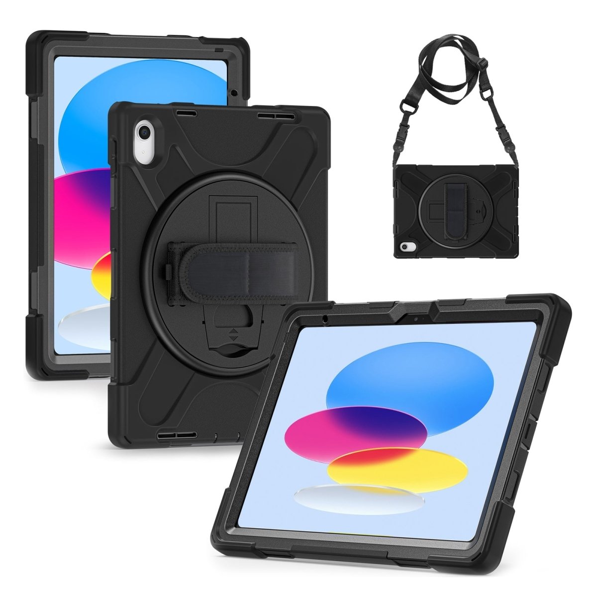 Xccess Survivor All - Round Case Apple Ipad 10.9 (2022)/Ipad 11 (2025) Black (Screenless) - 123TelecomShop