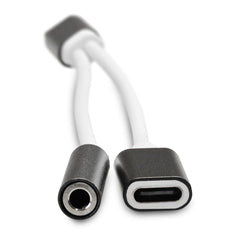 Xccess Usb - C Splitter With 3.5Mm Jack White/Black - 123TelecomShop
