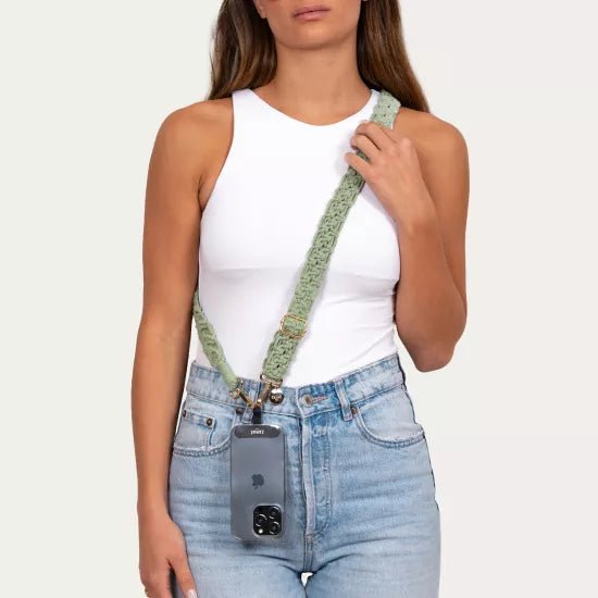 Zanaé Ibiza Telefoon Draagkoord - Cactus - 123TelecomShop