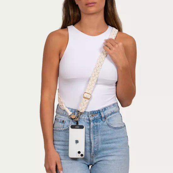 Zanaé Ibiza Telefoon Draagkoord - Straw Hat - 123TelecomShop