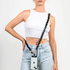 Zanaé Mate Telefoon Draagkoord Ketting - Espresso - 123TelecomShop