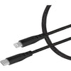 Musthavz-Adapter mit Kabel – 20 W – USB-C und Apple Lightning – Schwarz