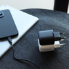 Musthavz-Adapter mit Kabel – 20 W – USB-C und Apple Lightning – Schwarz