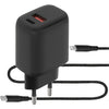 Musthavz-Adapter mit Kabel – 20 W – USB-C und Apple Lightning – Schwarz