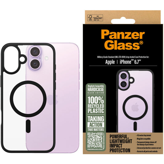 PanzerGlass Apple iPhone 16 Plus MagSafe HardCase, Zwart