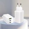 Musthavz Doppel-Home-Ladegerät-Netzteil – 20 W – USB-A und USB-C – Weiß