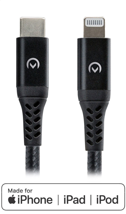 Mobilize Strong Nylon Cable Usb-C To Mfi Lightning 2M. 60W Black