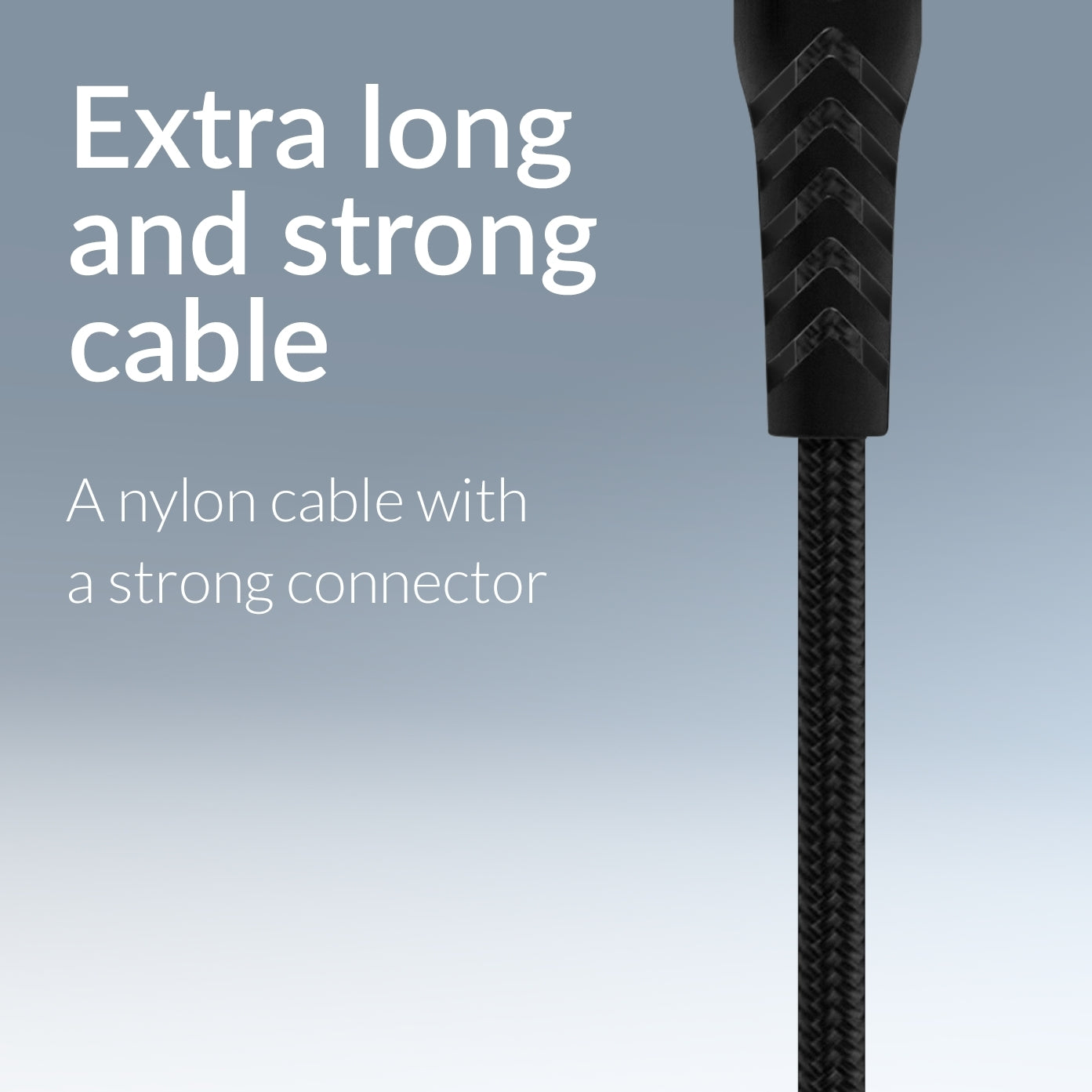 Mobilize Strong Nylon Cable Usb-C To Mfi Lightning 20Cm. 60W Black
