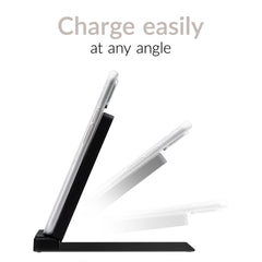 Mobilize Wireless Fast Charger Foldable 5W/7.5W/10W/15W Pu Leather Black