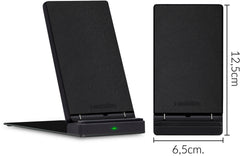 Mobilize Wireless Fast Charger Foldable 5W/7.5W/10W/15W Pu Leather Black