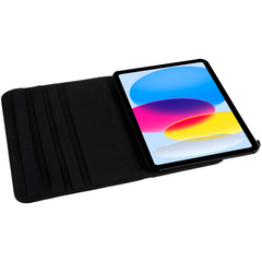 Just in Case Apple iPad 10.9 (2022) Cover 360° drehbare Buchhülle – Schwarz