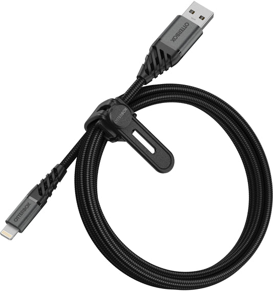 Otterbox Nylon Braided Charge/Sync Cable Apple Lightning 1M Black