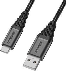 Otterbox Nylon Braided Charge/Sync Cable Usb-C 2M Black