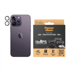 PanzerGlass Apple iPhone 14 Pro/14 Pro Max Hoops Kameraschutz, Schwarz