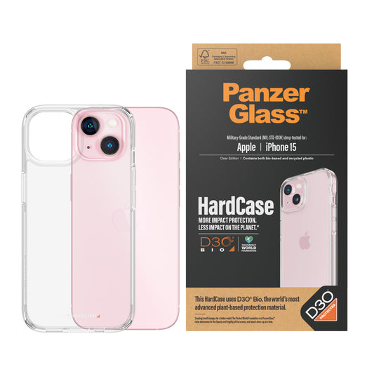 PanzerGlass Apple iPhone 15 HardCase D30, Transparent