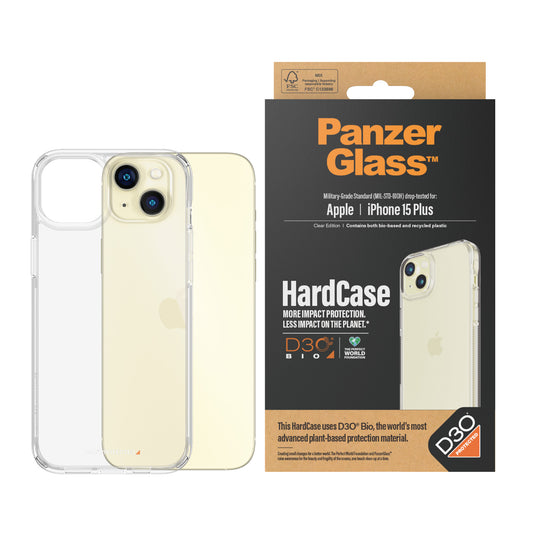 PanzerGlass Apple iPhone 15 Plus HardCase D30, Transparent