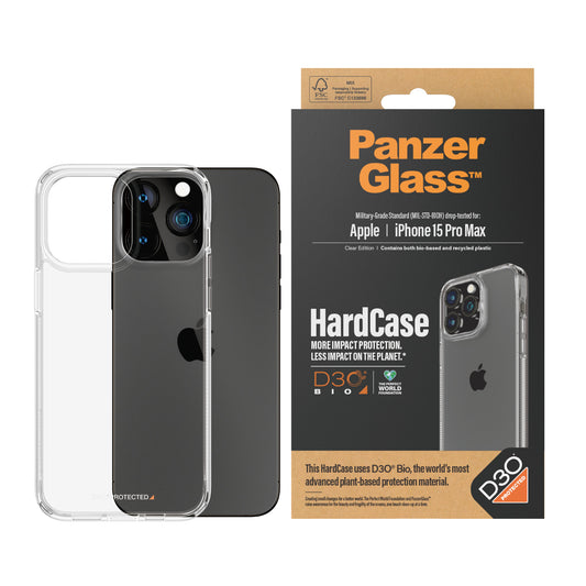 PanzerGlass Apple iPhone 15 Pro Max HardCase D30, Transparent